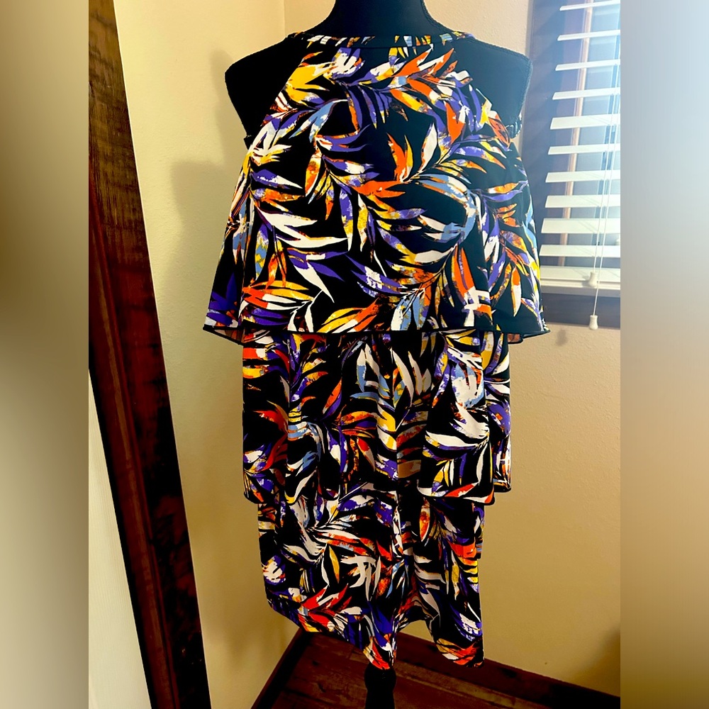 Fit 4U Three ruffle swim suit romper